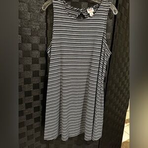 Striped Sleeveless Dress